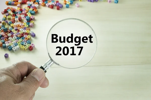 Budget 2017 Text — Stock Photo, Image