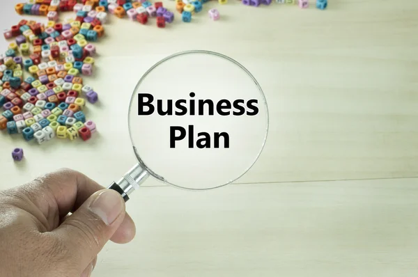 Business Plan Text — Stock Photo, Image