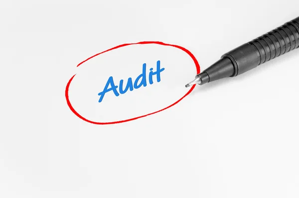 Audit Text - Business Concept — Stock Photo, Image