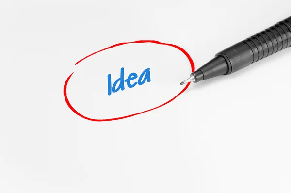 Idea Testo - Business Concept — Foto Stock