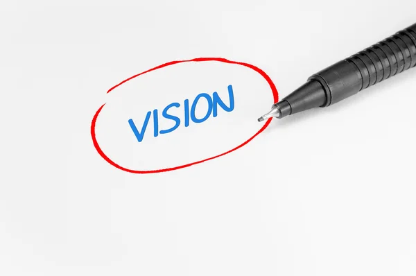 Vision Text - Business Concept — Stock Photo, Image