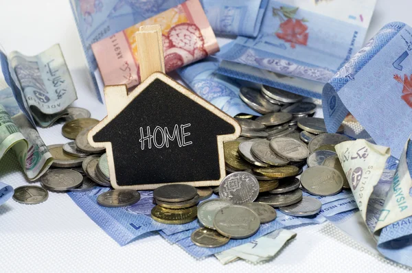 Geld besparen voor Home — Stockfoto