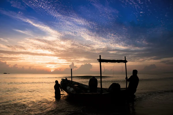 Pescador tradicional malayo —  Fotos de Stock