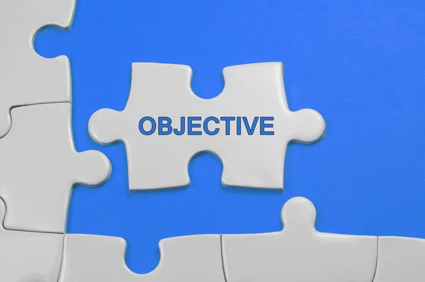 Objective Text - Business Concept — Stock Photo, Image