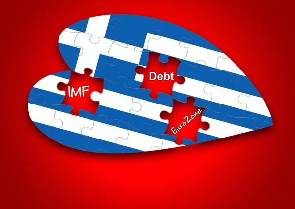 Puzzle Greece Flag