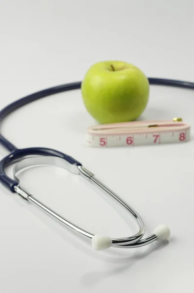 Green Apple - Diet Concept — Stock Photo, Image