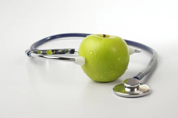 Green Apple - Diet Concept — Stock Photo, Image