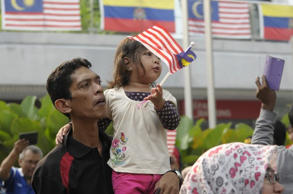 Malaysia Independence day 58th — Stock Photo, Image