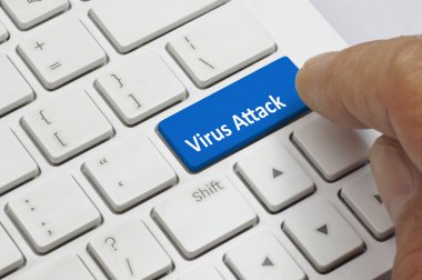 Klavye ve parmak - iş kavramı