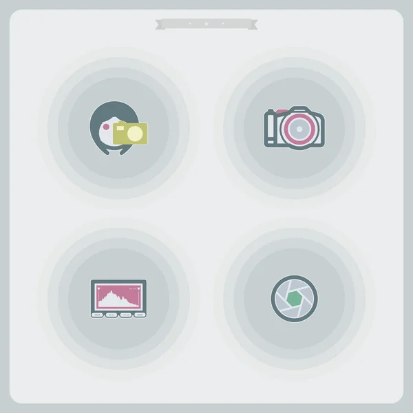 Photography Icons Set — Stock Photo, Image