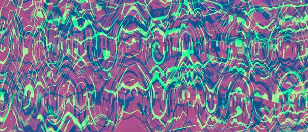 Psychedelisch Abstract Patroon Creatieve Rommelige Textuur — Stockfoto