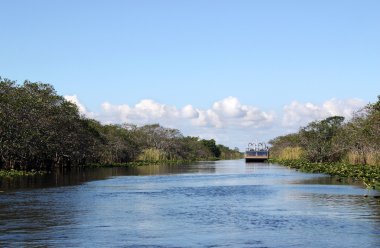 Airboat on Lake