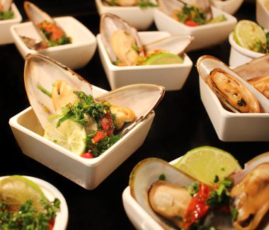 Deniz ürünleri mezeler