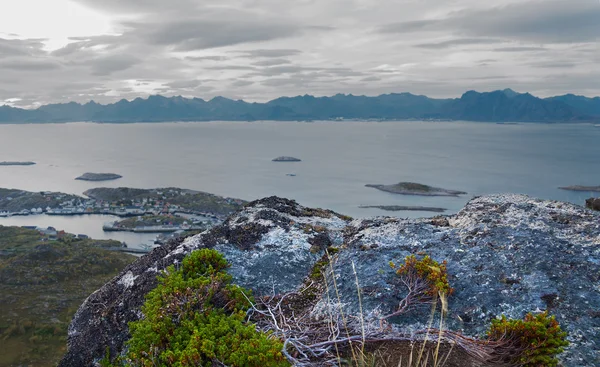 Bellissimo paesaggio Isole Lofoten — Foto Stock