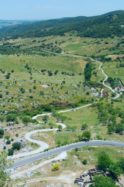 İspanya dar virajlı yollar