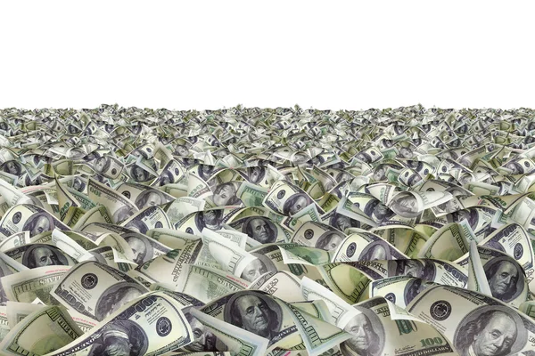 Dollar bills on the ground Royalty Free Stock Images