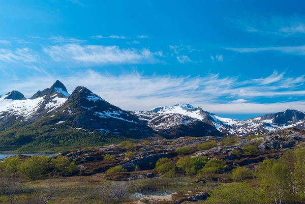 Hoge bergpas in Noorwegen — Stockfoto