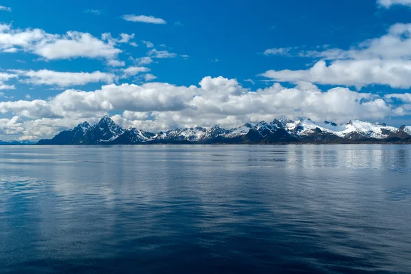 Paisaje marino Islas Lofoten en Noruega — Foto de Stock