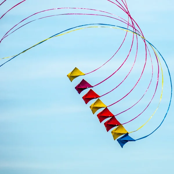 Flying kite — Stockfoto