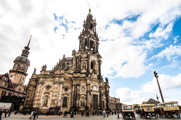 Domkyrkan i Dresden — Stockfoto