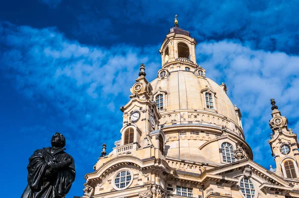 Фрауэнкирхе, Дрезден — стоковое фото