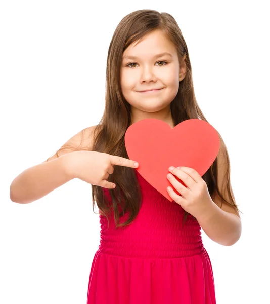 Portrait of a little girl — Stock Photo, Image