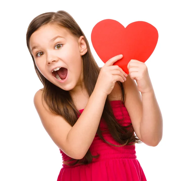 Portrait of a little girl — Stock Photo, Image