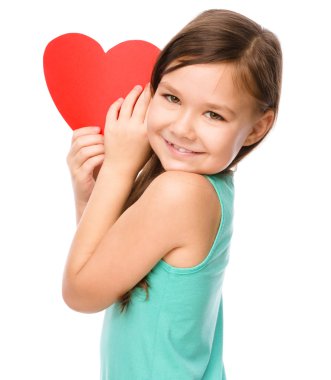 Küçük bir kızın portresi.