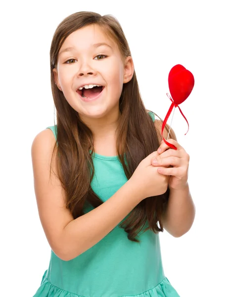 Porträt eines kleinen Mädchens — Stockfoto