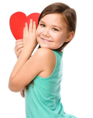 Küçük bir kızın portresi.