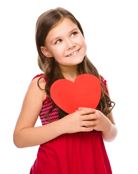 Portrait of a little girl — Stock Photo, Image