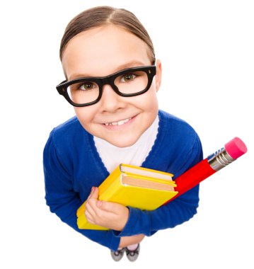 komik, küçük bir kızın portresi