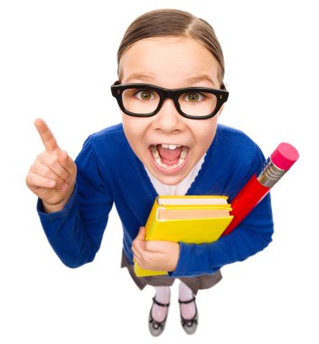 komik, küçük bir kızın portresi