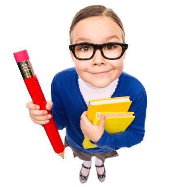 komik, küçük bir kızın portresi