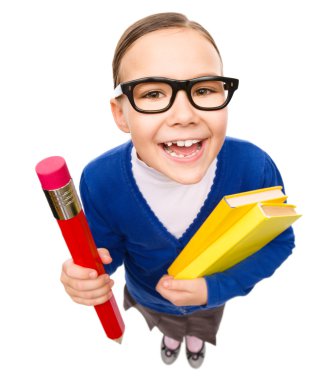 komik, küçük bir kızın portresi