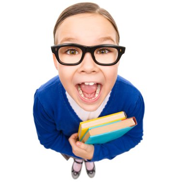 komik, küçük bir kızın portresi