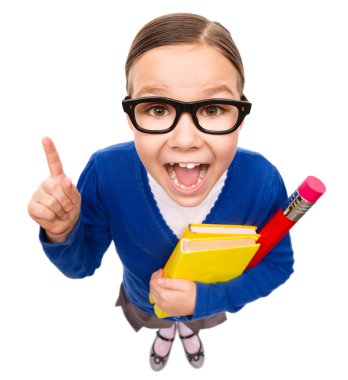 komik, küçük bir kızın portresi