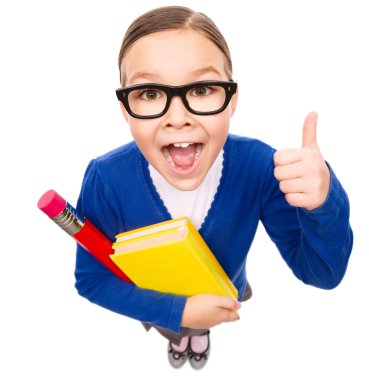 komik, küçük bir kızın portresi