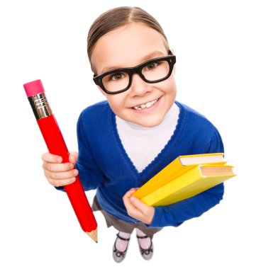 komik, küçük bir kızın portresi