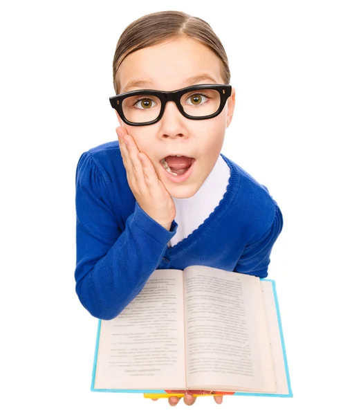 Retrato de uma menina engraçada — Fotografia de Stock