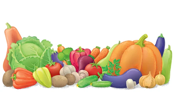 Vegetables — Stock Vector