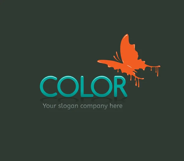 Barva loga — Stockový vektor