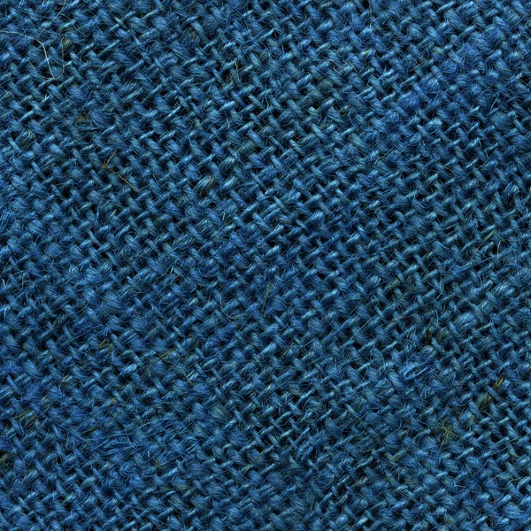 Blue jute textura — Stock Photo, Image