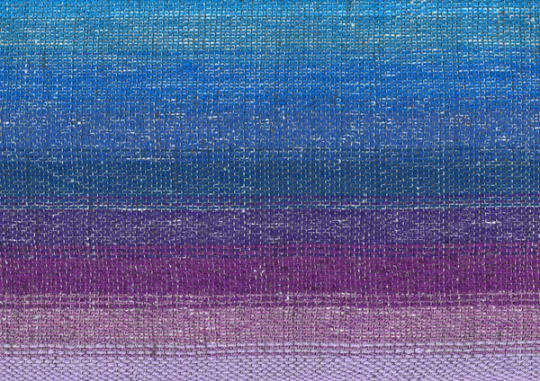 Blue hand-woven fabric — 图库照片