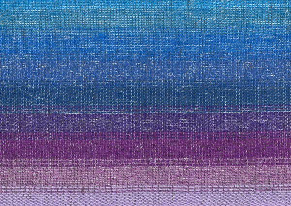 Blue hand-woven fabric — Stock Photo, Image