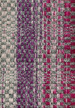 Geometrik desenli el dokuması kumaş