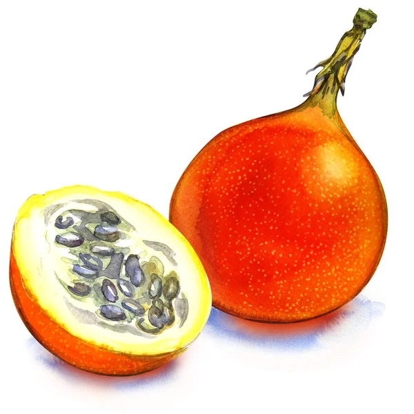 Passion Fruit  Isolated — Stock Photo, Image