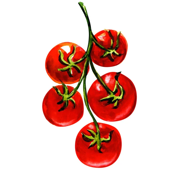 Bunch of tomatoes — Stock Photo, Image