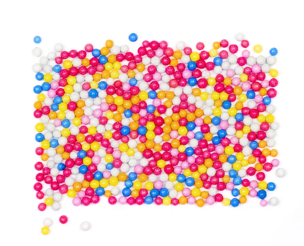 Flera färgglada bollen godis godis — Stockfoto