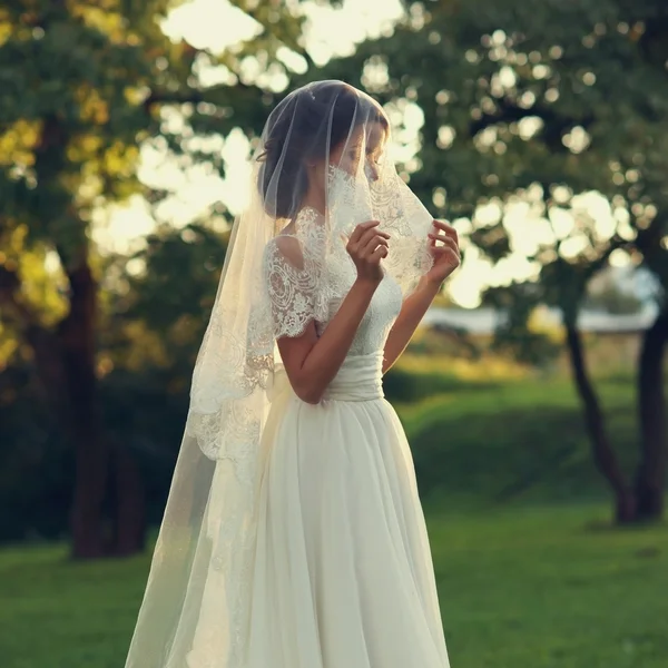 젊고 아름다운 신부 — 스톡 사진